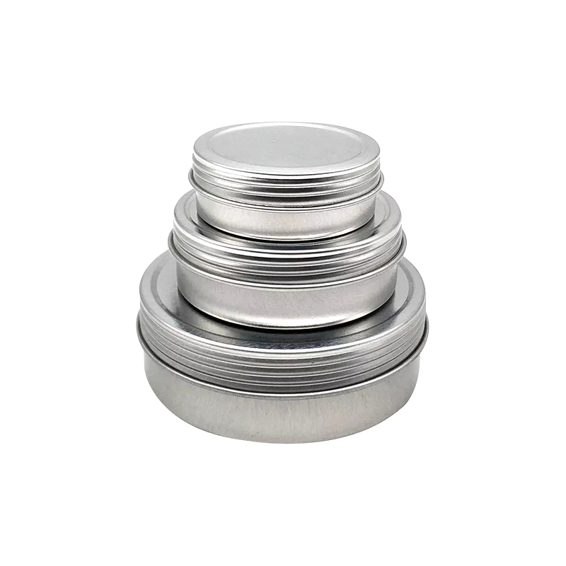 铝制银色蜡烛罐用于蜡烛和膏类等包装