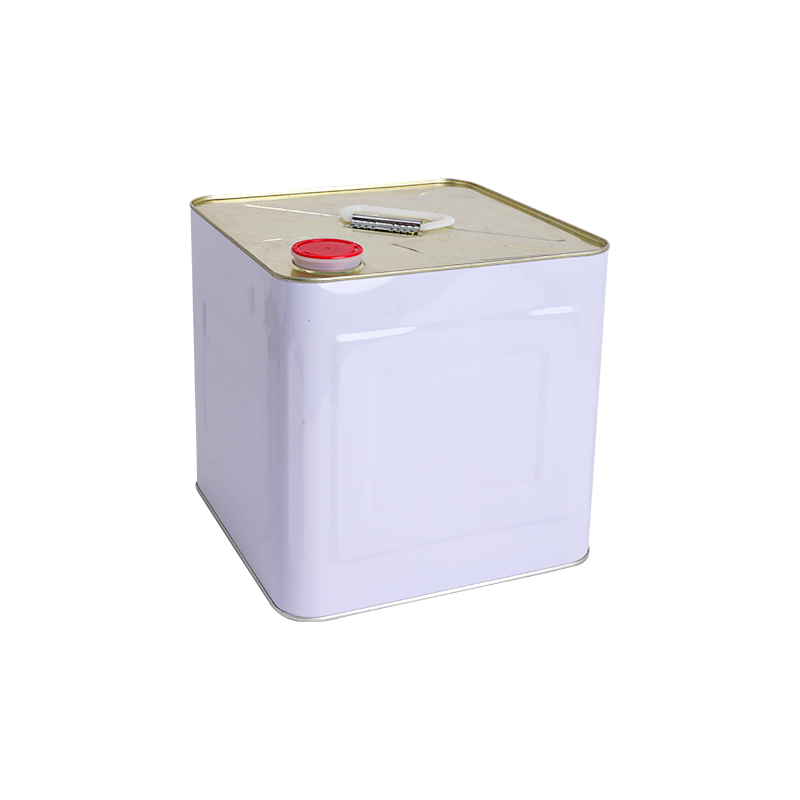 10L 金属方桶带塑料拉盖用于机油等化学产品包装
